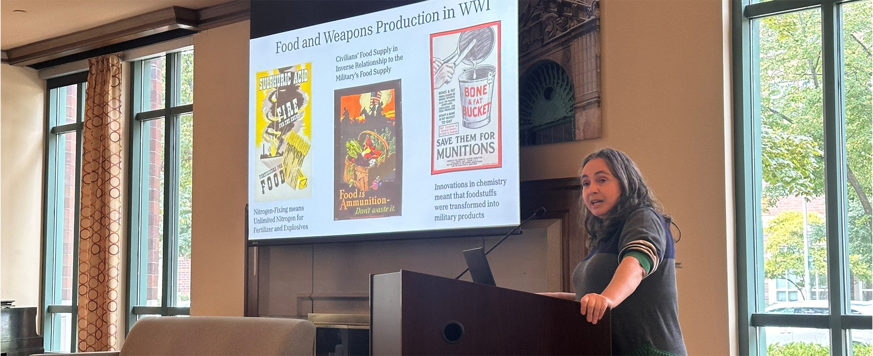 Professor Alice Weinreb lectures in the Past and Present series